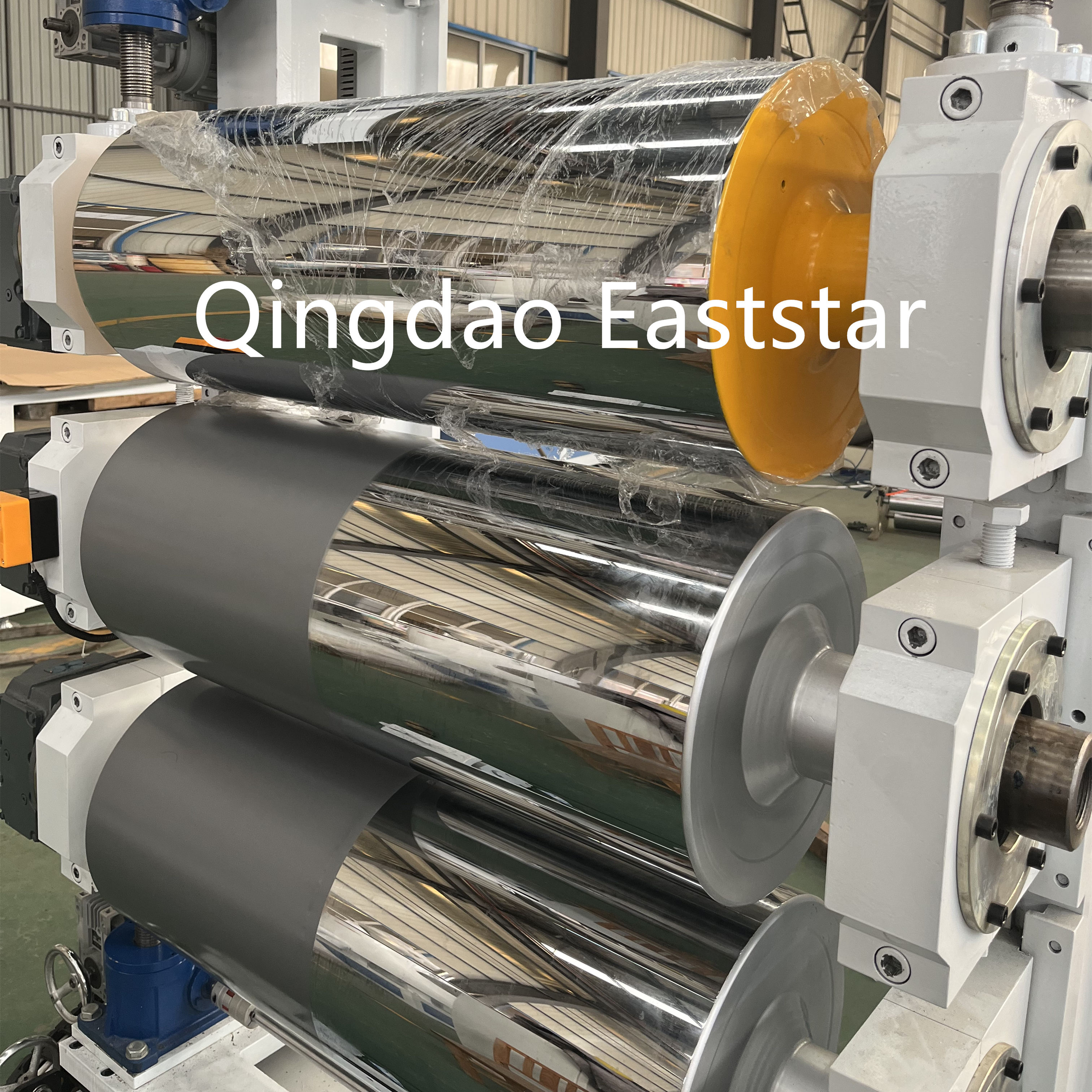 Siji mesin, kalender telung-roller multi-roller