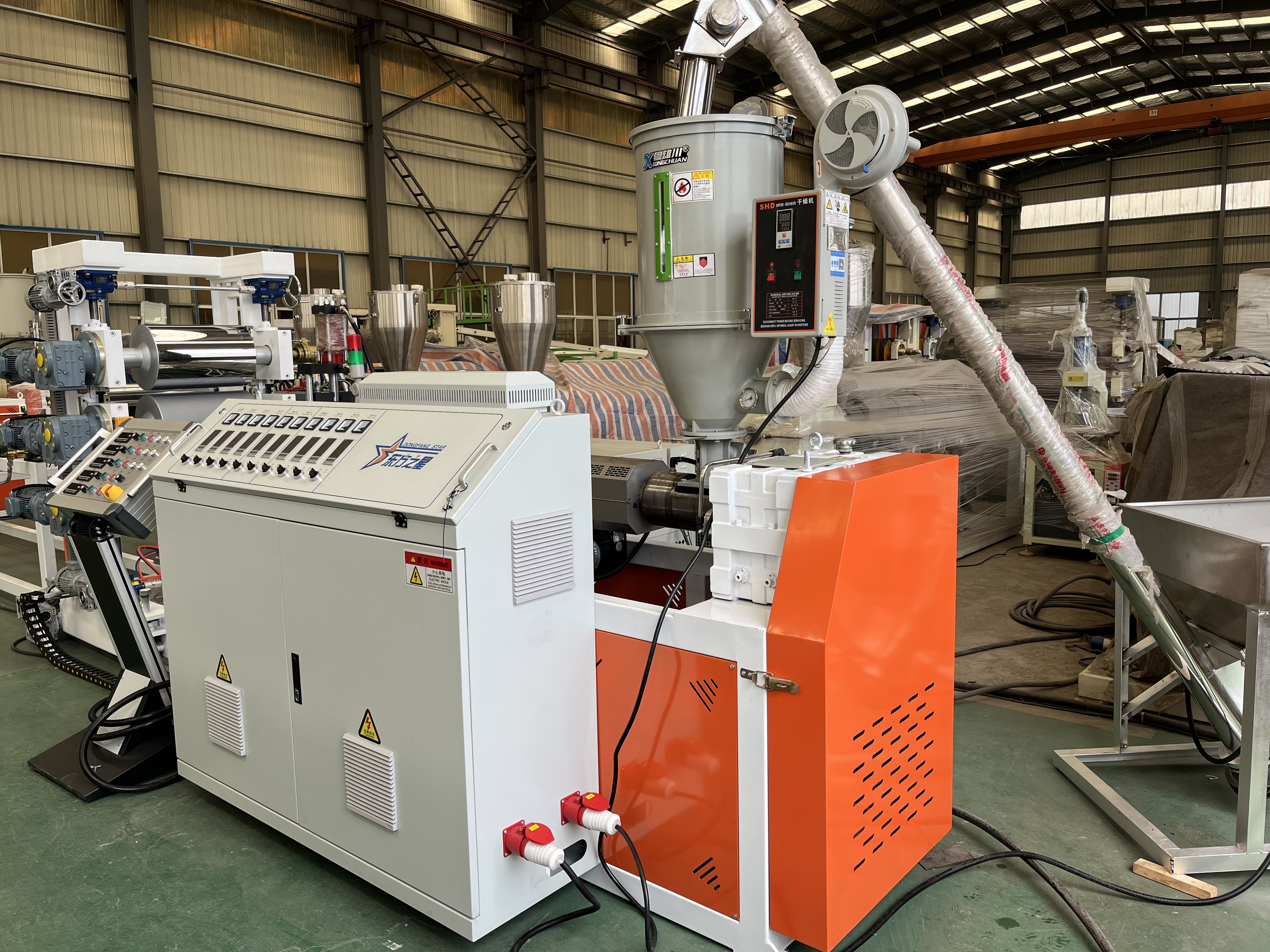 Mesin Pratinjau Product Pok Sheet Lembar Mesin Extruder
