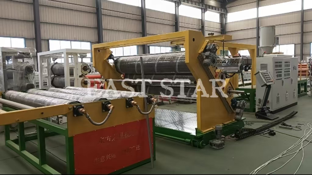 2,4-meter manure belt sheet lembah line dipasang lan siap kanggo kemasan