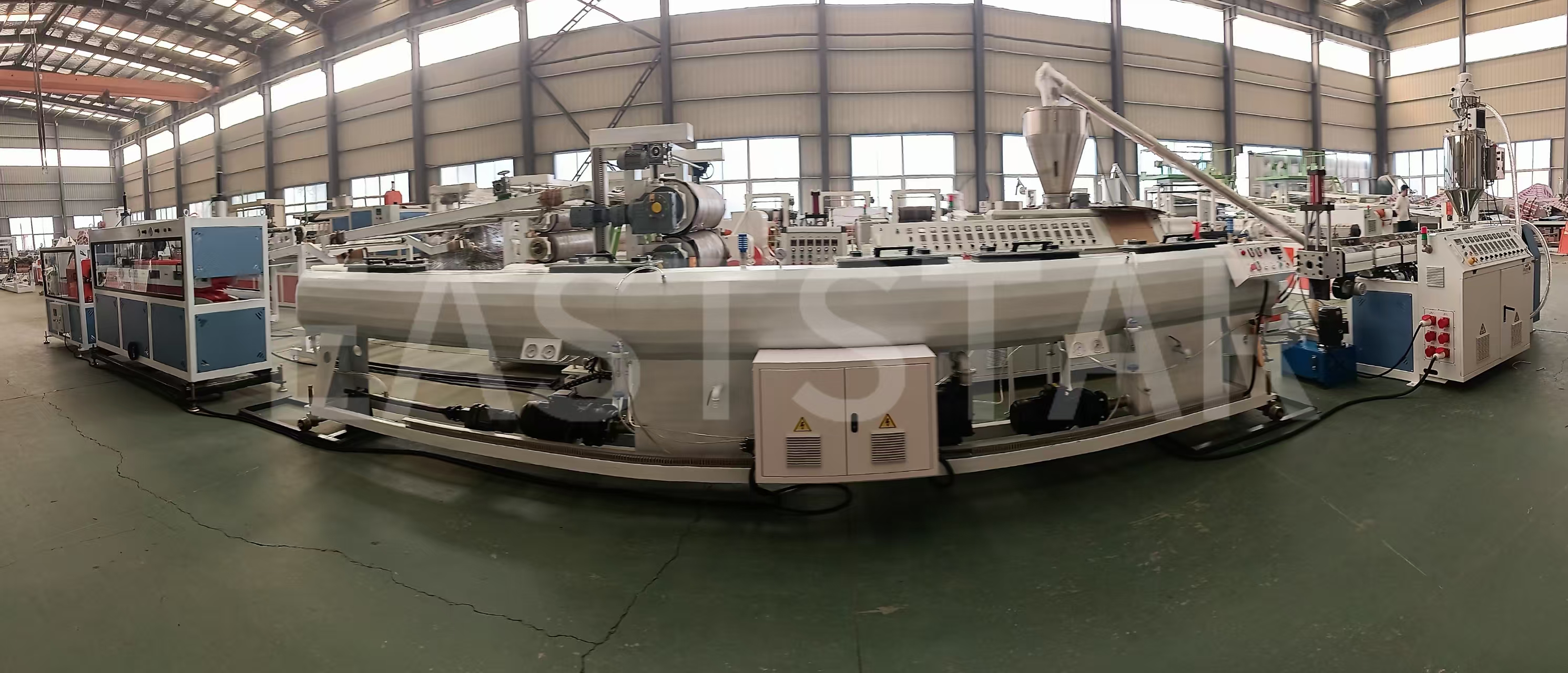 Qingdao Eaststar ngrampungake Pengiriman Garis Produksi Pe, Ndhukung Pembangunan Infrastruktur Infrastruktur Palestina