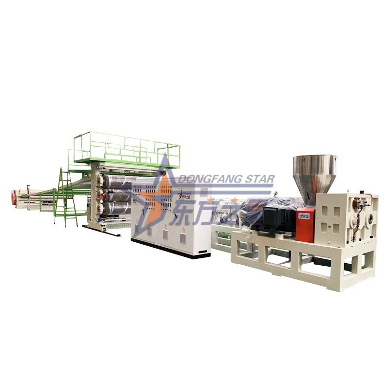 ABS / HIPS 2000mm Wide Plastic Sheet Extrusion Line Produksi