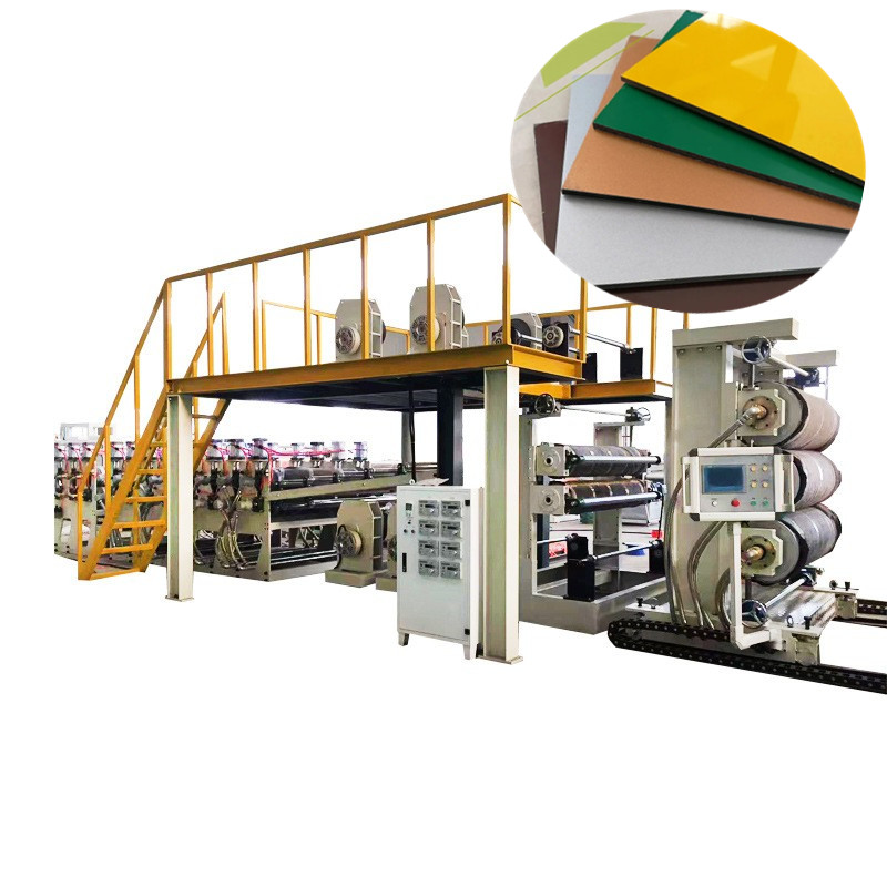 Pe peralatan papan plastik aluminium